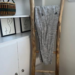 Heather Grey Adidas Joggers - Men's 2XL